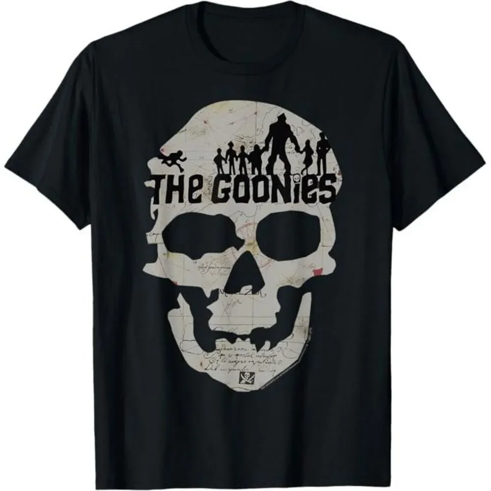 The Goonies Skull Island Unisex Black T-Shirt Size 2XL‎